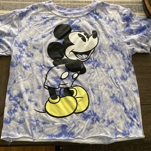 Mickey Tee- tie dye short sleeve woman’s size Medium